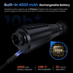 384 x 288 Thermal Imager Hunting Imaging Monocular Night Vision Riflescope w/LRF