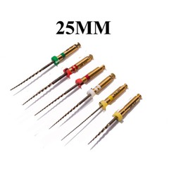 6pc Endodontic Dental Endo NITI Files X3-Pro Gold Taper Root Canal Rotary Files