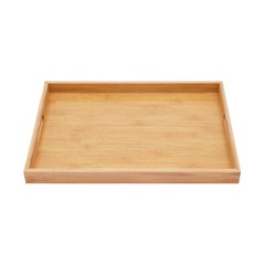 Bamboo Serving Trays 4pcs Modern Kitchen Trays For Hold Fruits Cakes Drinks
