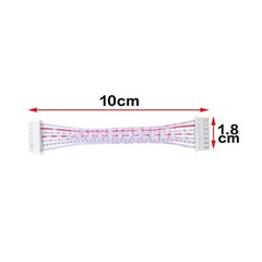 JST XH2.54mm 7 Pin Pitch Connector Cable Female to Female PCB Wire 10/20/30cm
