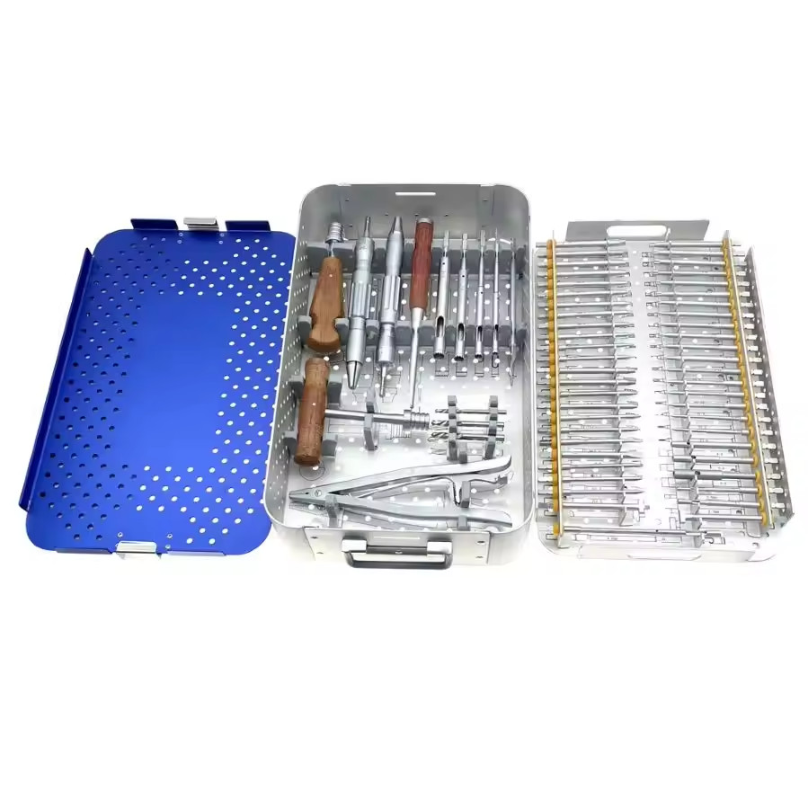 Broken Screw Removal Set Internal Fixator Extractor Orthopedic Instrument Set