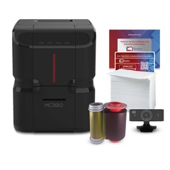 Bodno Matica MC320 Direct-to-Card Dual Sided ID Card Printer Bronze Edition