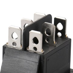 BAOMAIN DPDT Momentary Rocker Switch (ON)-Off-(ON),6-Pin 3 Position Black