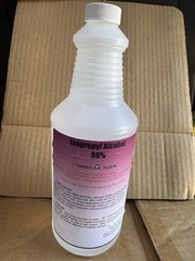 lSOPROPYL ALCOHOL 99% no impurities 4 Gallons packed in 16 Qts -made in usa