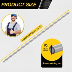 50Pcs Aluminum Brazing Rods, Aluminum Welding Rods, Welding Sticks, Low Melt Wel