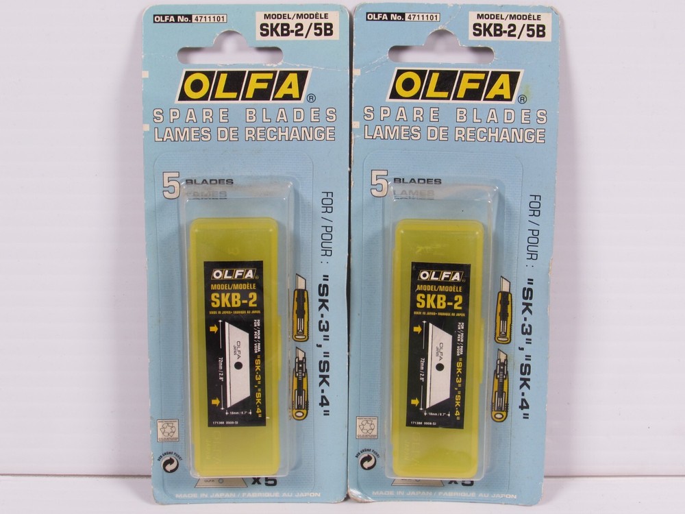 OLFA Safety Knife Blades 10 pk (OLFA SKB-2-5B) NEW TWO PACKS OF 5
