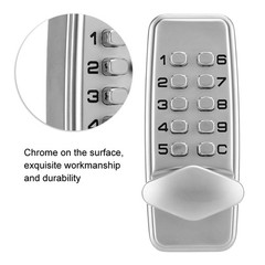 2 ‑ 4 Digits MiNi Mechanical Code Lock Cabinet Indoor Outdoor Door Password