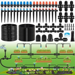 240FT Automatic Drip Irrigation System for Garden, Lawn, and Greenhouse