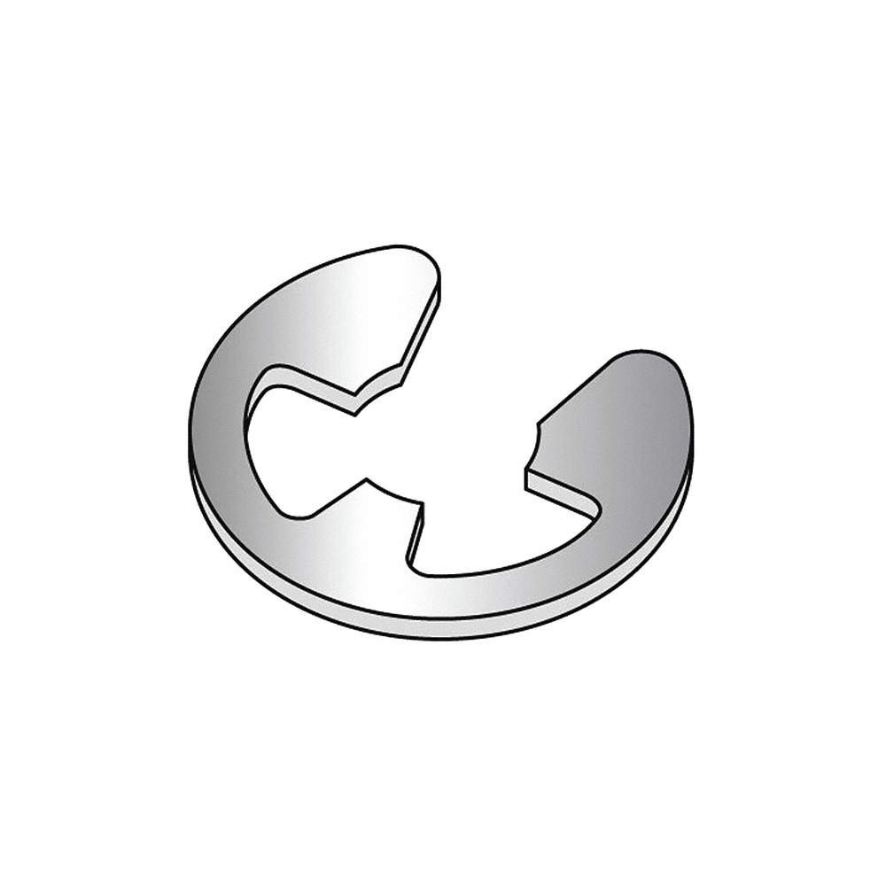 GRAINGER APPROVED U36200.009.0001 Retaining Ring,Exter-E,3/32in Shaft,PK50 41MH8