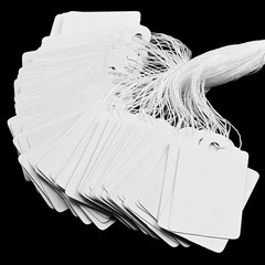 220 Pack White Price Tags with String Attached Marking Price Tags Price Labels D