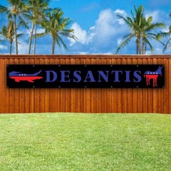 DESANTIS 2024 XXL Banner Advertising Vinyl Flag Sign Many Sizes LARGE SIZE ELECT