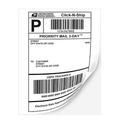Premium Full Sheet Shipping Labels Self Adhesive 8.5 x 11 for Laser and Inkjet