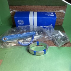 BAND-IT Band Clamp Tool: 0.1875 in Min. Strapping Wd, 0.75 in Max. Strapping Wd