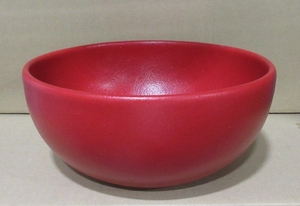 G.E.T. Enterprises BRD15 Bugambilia Classic Textured Finish Fire Red Round Bowl
