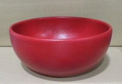 G.E.T. Enterprises BRD15 Bugambilia Classic Textured Finish Fire Red Round Bowl