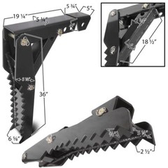 36″ Extreme Weld On Backhoe Thumb Hoe Clamp 5/8″ Steel Plate Assembly Adjustable
