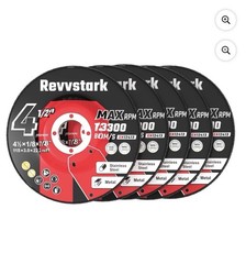 Revvstark EN12413 5-Pack Grinding Wheels 4.5″ x 1/4″ x 7/8″ 13300 Rpm