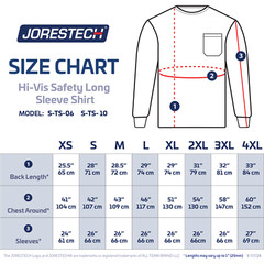 5 pack Safety Long sleeve Shirt with external Convenience Pocket