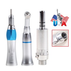 Dental Slow Low Speed Straight Handpiece Contra Angle Air Motor 2Holes 4Holes OR