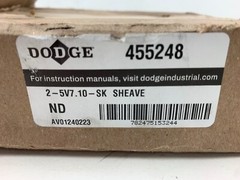 Dodge Industrial 2 Groove V-Belt Sheave 455248