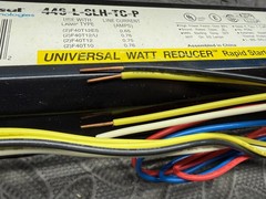 Universal 446LSLHTCP000I 120V Watt Reducer Rapid Start Lighting Ballast