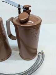 Lot of TWO Goldenrod 120-A3 Oiler Oil Can Flexible Spout 1 Quart Lever NOS