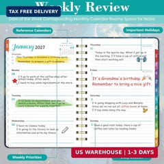 2027 Planner – 2027 Planner Weekly and Monthly, JAN 2027 – DEC 2027, 6.5″ x 8.5″