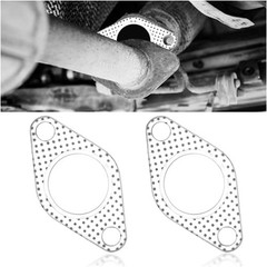 2PCS 1.5″ 2-Bolt Flange Exhaust Manifold Gasket, High-Temperatu Color: 1.5inch