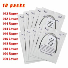 10pcs/pk Dental Orthodontic Niti Arch Wire Round Ovoid Form all size option U-pi