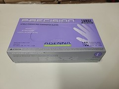 Adenna Indigo Nitrile Disposable Exam/Medical Gloves 3 Mil, Large 100 Gloves