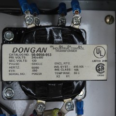 Hoffman A-10086CH 10″ x 8″ x 6″ Electrical Enclosure W/ .050kVA Transformer