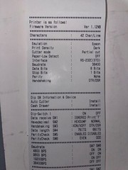 VERIFONE RP-300 / 310 VeriFone P040-02-020 Thermal Printer Ruby Topaz XL