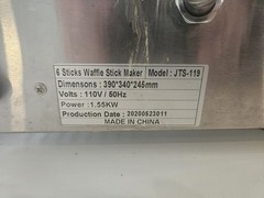 Waffle Dog Maker – JTS-119 – 110V for Truck Or Stand