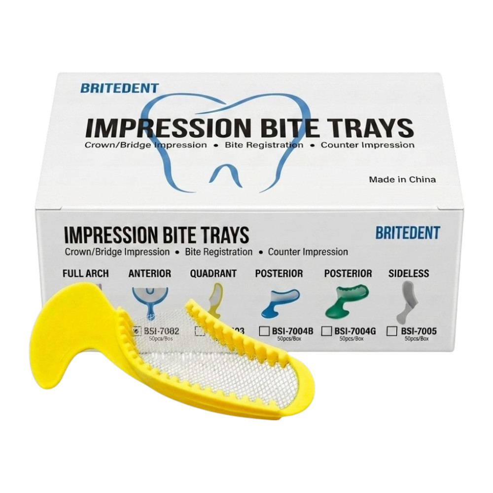 Dental Impression Bite Registration Triple Trays Mold (Choose Size & Quantity)