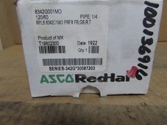 ASCO 8342G001 Solenoid Valve1/4″ SOLENOID VALVE 3-WAY ( NEW SURPLUS/OLD STOCK)