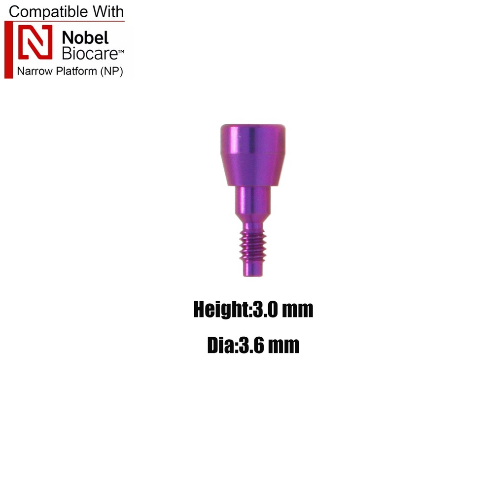 Hiossen/Nobel/Straumann Open/Closed Tray Posts Healing & Locator Abutments Caps