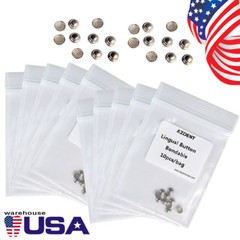 50 Packs AZDENT Dental Orthodontic Lingual Buttons Bondable Round Base 10pc/pack