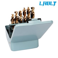 LABLT 25 Pcs 1-13MM Cobalt Jobber Twist Drill Bit Sets For Drilling Hard Metal