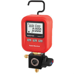 Digital Single Manifold Gauge, HVAC Refrigerants Digital AC Gauges Pressure Gaug