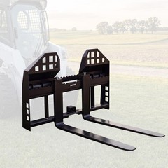 45″ 4000lb Pallet Fork Frame &48″ Blades Attachment for Skid Steer Kubota Bobcat