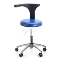 Portable Dental Folding Chair with LED Light Lamp/Mobile Doctor Assistant Stool