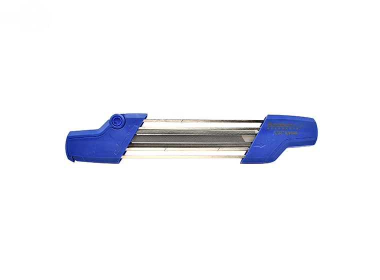 Archer 2-in-1 Chainsaw File for 3/8″ Chain, Sharpens Cutter & Raker, 12″