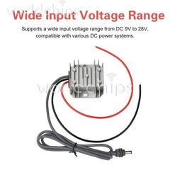 DC 12V24V to DC 30V 3.5A Power Cord Converter Boost Conversion Module Waterproof