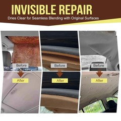 Non-Toxic Fabric Adhesive – Stronghold Headliner Repair Glue with Built-in Brush