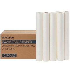 McKesson Medical Exam Table Paper Rolls 21″x225ft 12 Rolls