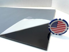 Polycarbonate Plastic Sheet Black 3/16″ x 12″ x 12″ , Lexan panel