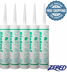 BioSeal Clear Silicone Caulk -No Odor & Mold / Waterproof / No Color Change!!