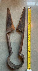 Antique WILKINSON SHEEP SHEARS Hand-Forged Cast Steel Wool Cutter Tool ENGLAND