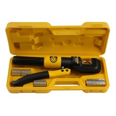 10 Ton Cable Crimping Tool Kit W/ 9 Dies Storage Case for Copper Wire Terminal