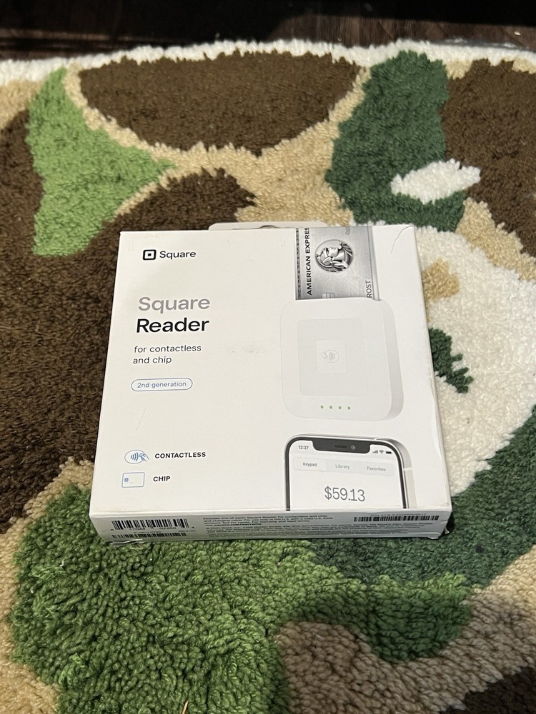 New Square Card Reader for Contactless and Chip 2nd Gen White SHIPS ASAP 🤍